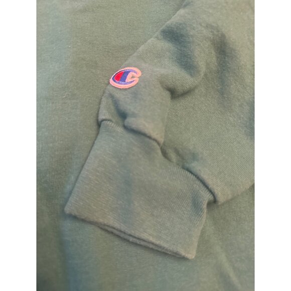 Champion LHBC Lost Hollow Beer Co.Graphic Sweatshirt L Green Cotton Blend - Picture 3 of 7